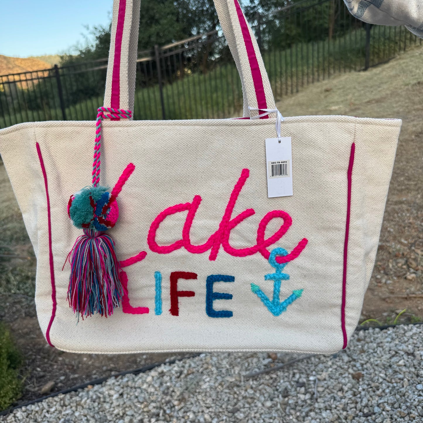 Lake Life Tote Handbag