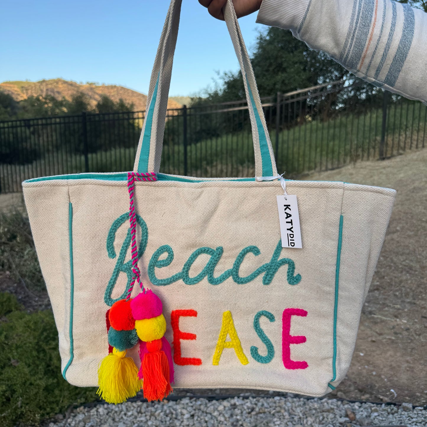 Beach Please Tote Handbag
