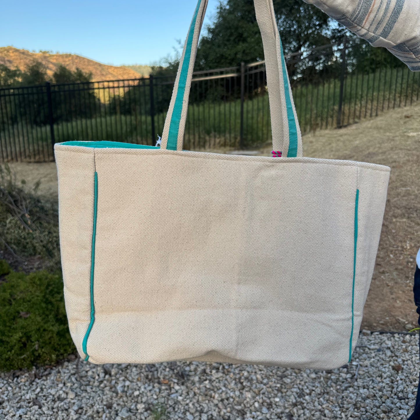 Beach Please Tote Handbag