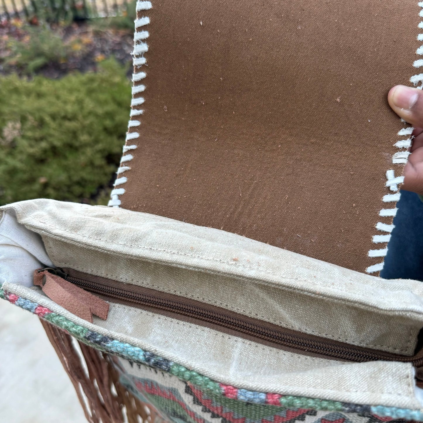 Native American Eagle Fringe Backpack
