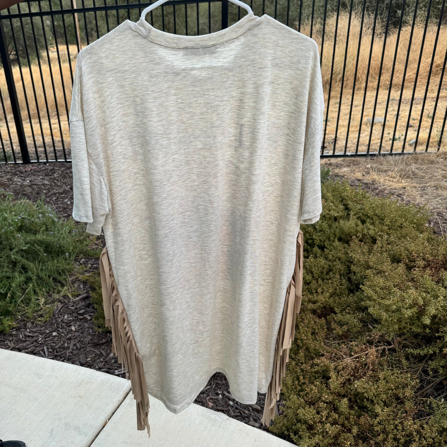 Wild Soul Fringe Shirt Dress