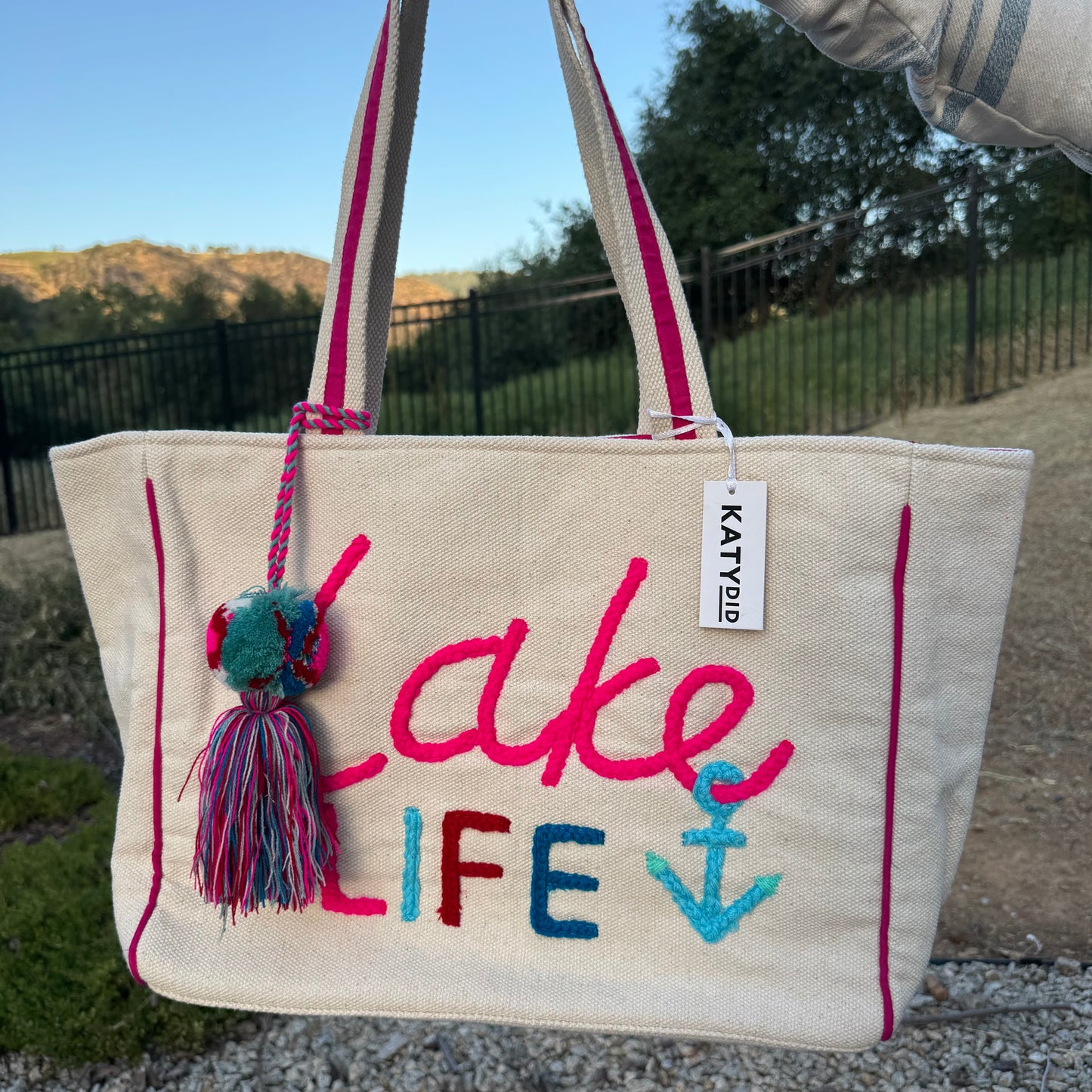 Lake Life Tote Handbag