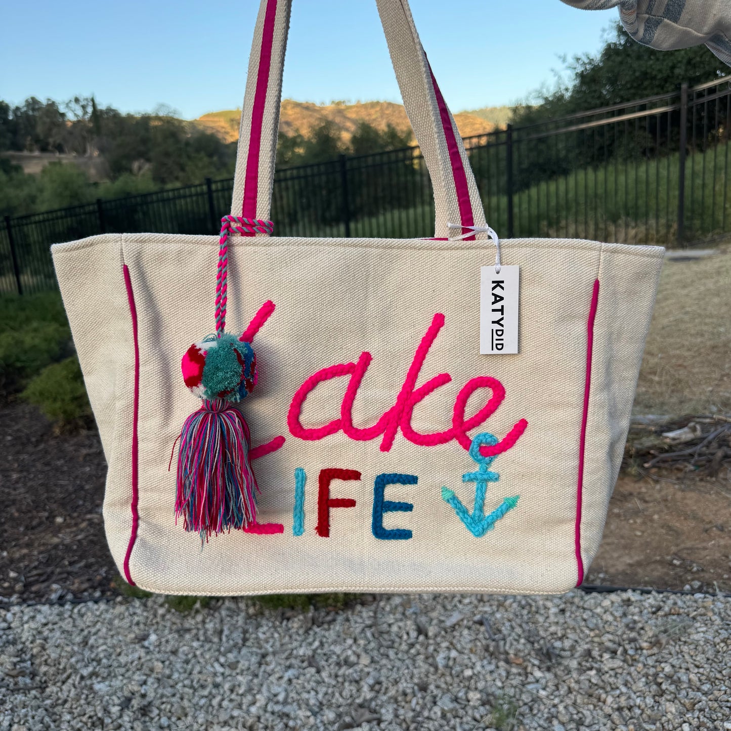 Lake Life Tote Handbag