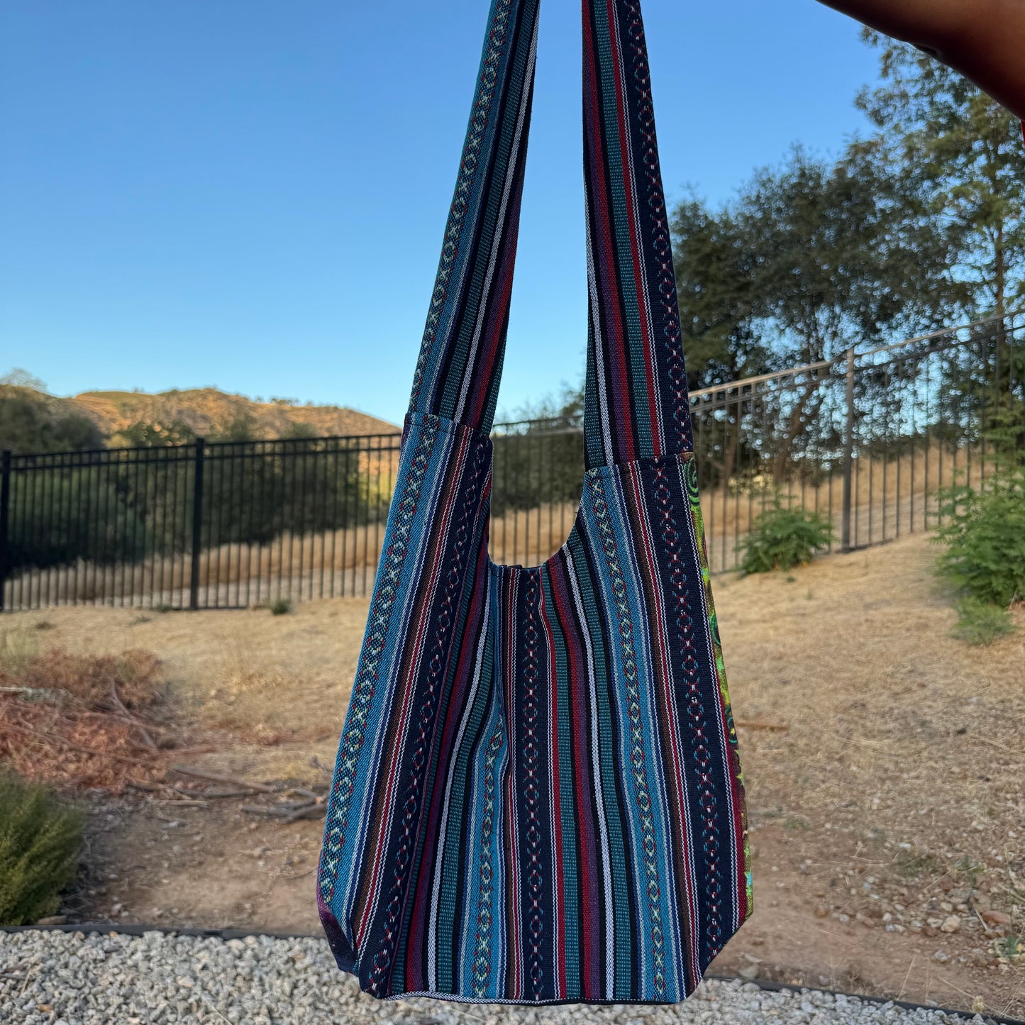 Sun & Moon Colorful Bohemian Gypsy Crossbody Bag