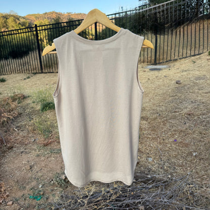 Tan & Pink Rodeo Long Live Cowboys Tank Top